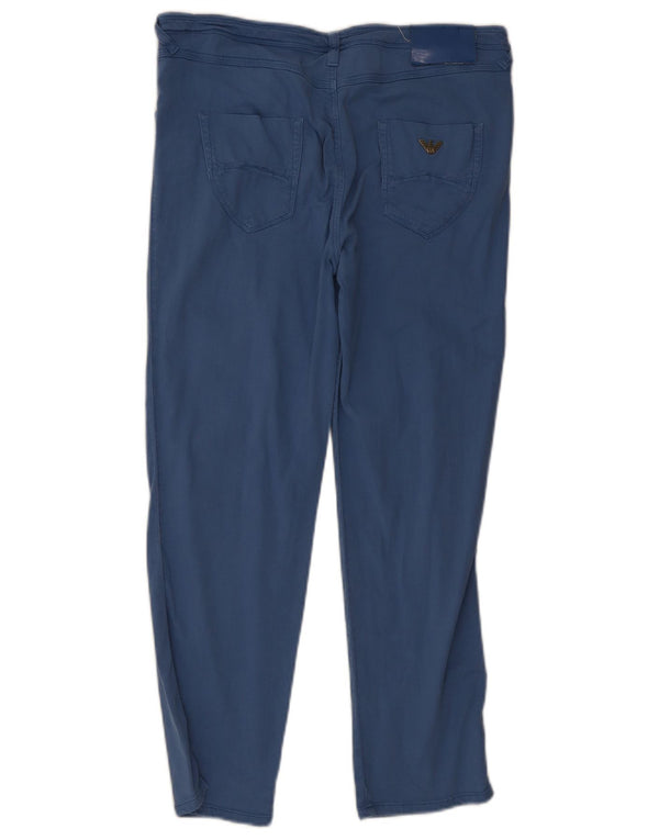 Armani Womens Cropped Jeans W31 L26 Blue Modal