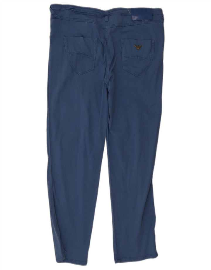 Armani Womens Cropped Jeans W31 L26 Blue Modal