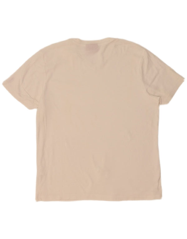Hugo Boss Mens T-Shirt Top XL White Cotton