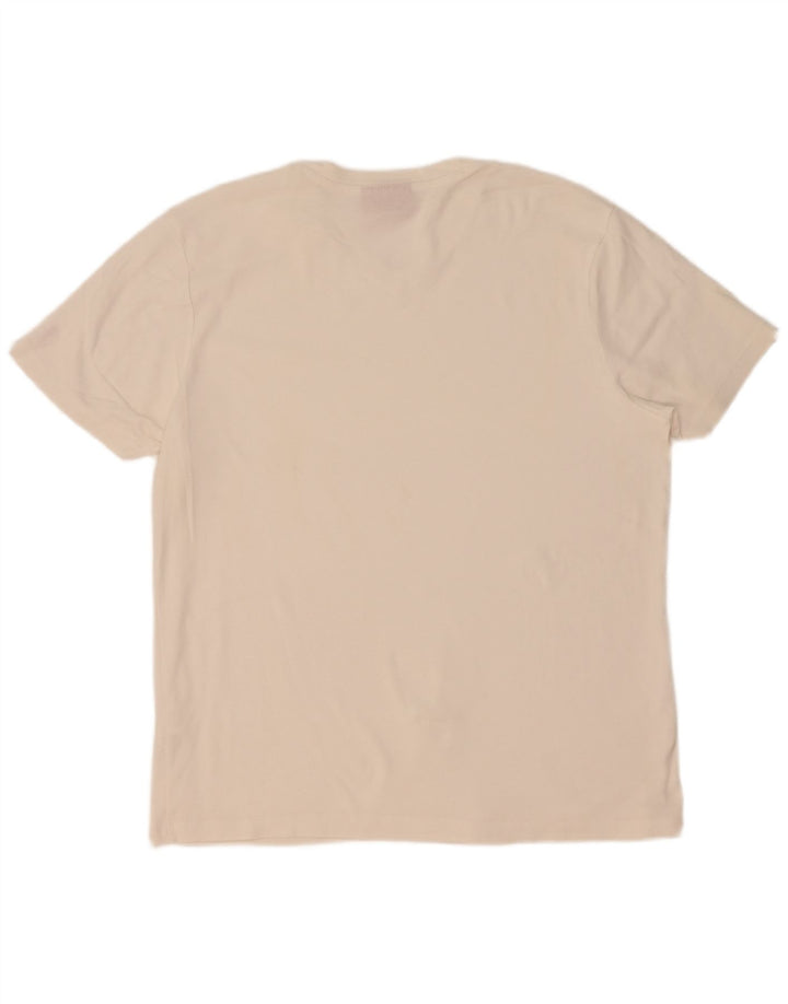Hugo Boss Mens T-Shirt Top XL White Cotton