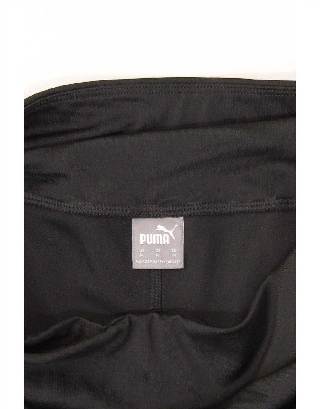 Puma Womens Leggings UK 12 Medium Black Geometric