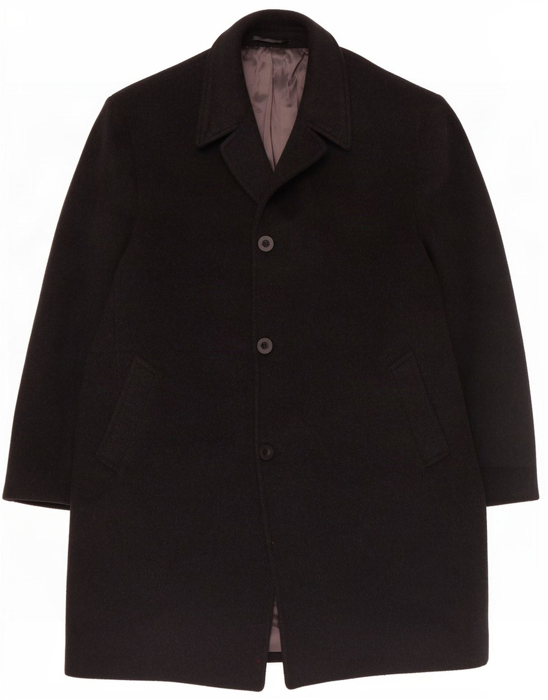 Douglas Mens Overcoat UK 40 Large Grey Wool