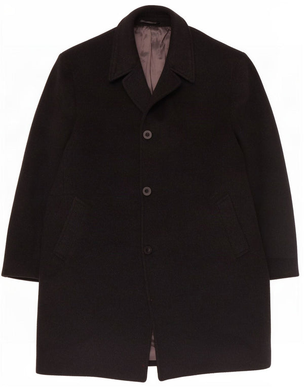 Douglas Mens Overcoat UK 40 Large Grey Wool