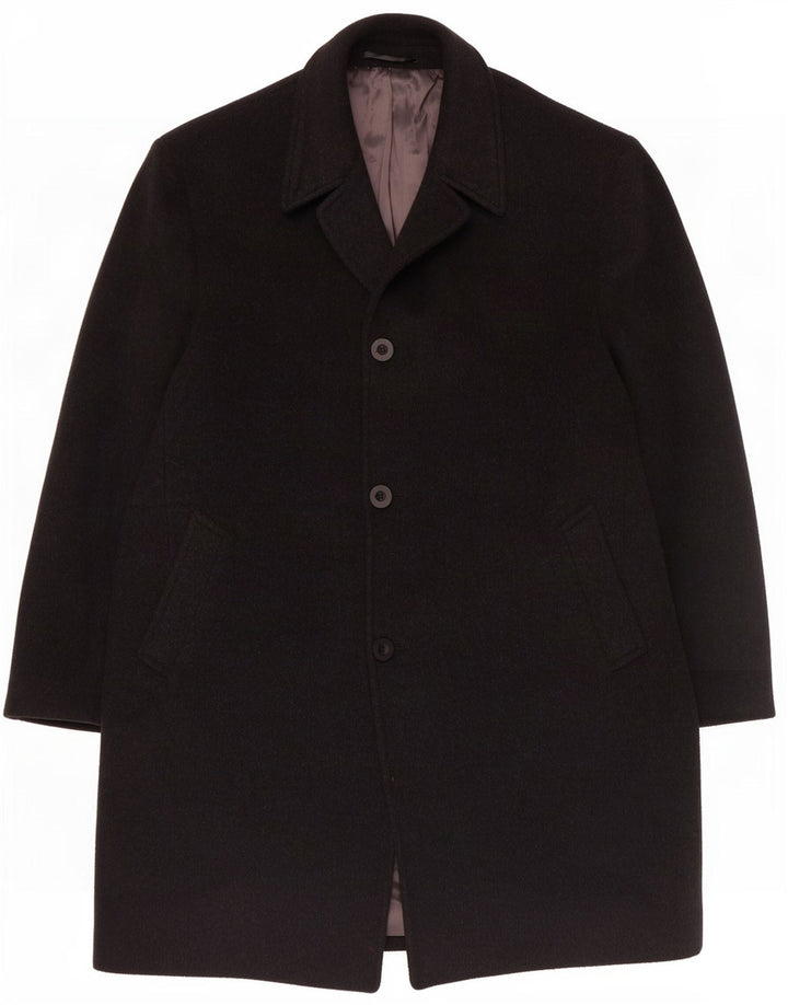 Douglas Mens Overcoat UK 40 Large Grey Wool