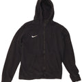 NIKE Mens Zip Hoodie Sweater Medium Black