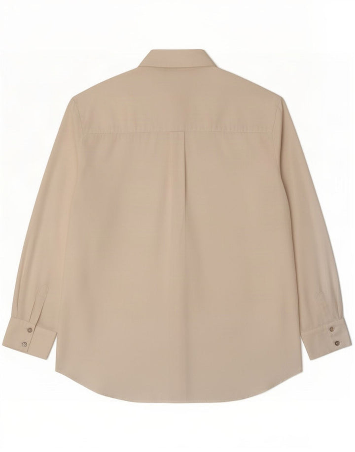 Zara Womens Oversized Shirt UK 14 Medium White Polyester