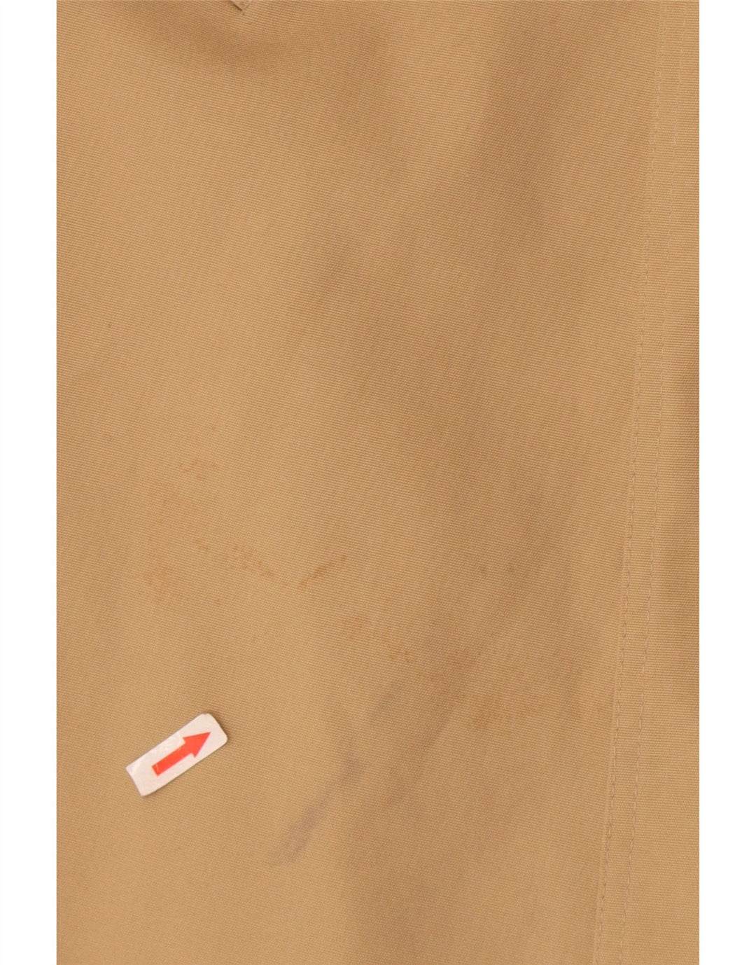 Vintage Mens Trench Coat UK 38 Medium Beige Polyester