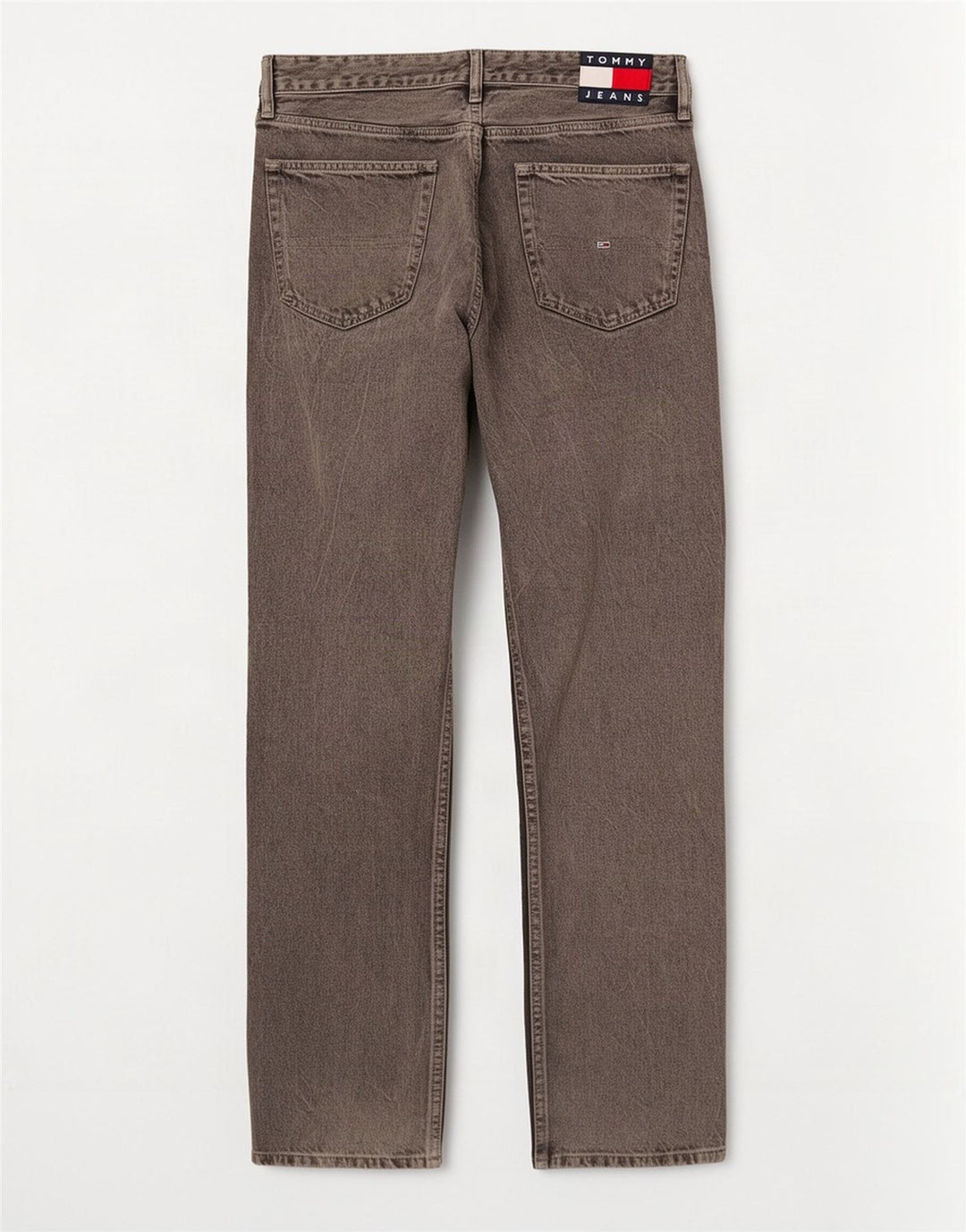 Tommy Hilfiger Mens Straight Jeans W33 L32 Grey Cotton