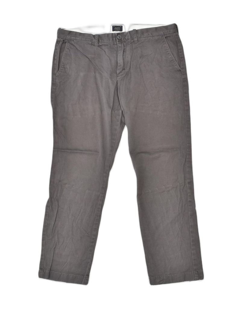 J. CREW Mens Slim Chino Trousers W33 L32 Grey Cotton | Vintage | Thrift | Second-Hand | Used Clothing | Messina Hembry 