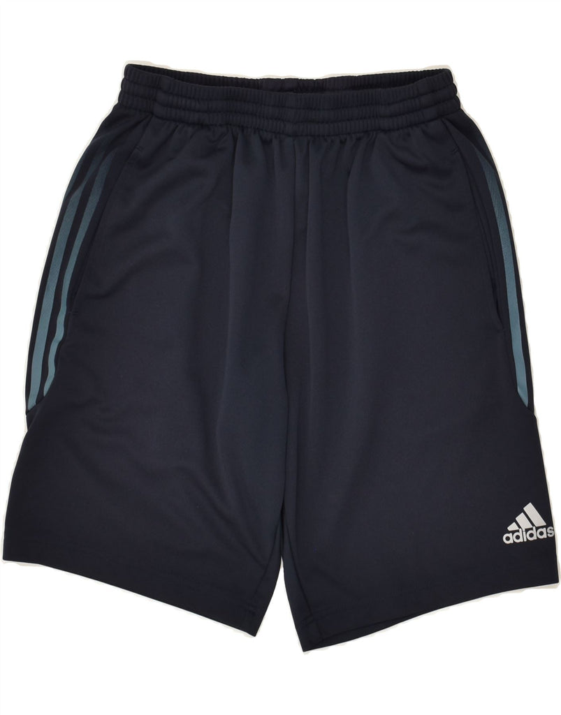 ADIDAS Mens Sport Shorts Large Navy Blue | Vintage Adidas | Thrift | Second-Hand Adidas | Used Clothing | Messina Hembry 