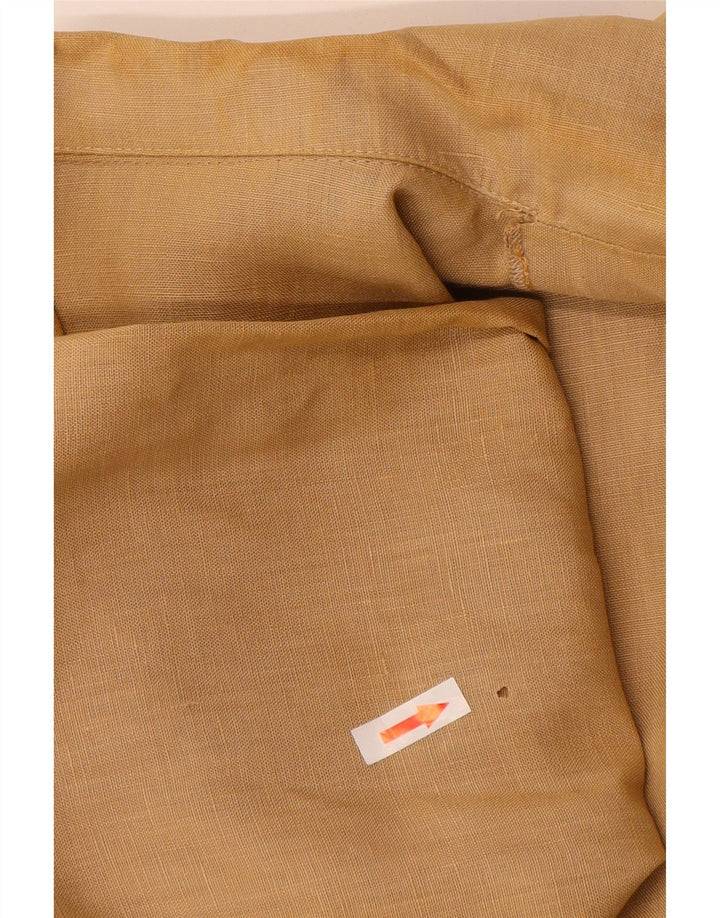 Vintage Womens 1 Button Blazer Jacket UK 16 Large Beige