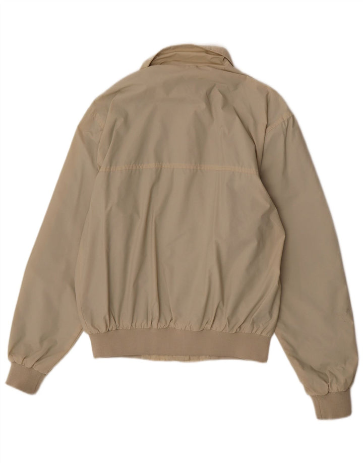 North Sails Mens Bomber Jacket UK 36 Small Beige Polyamide