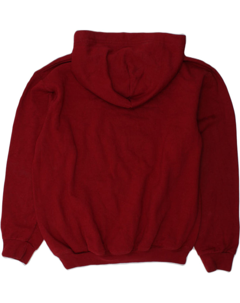 CHAMPION Boys Graphic Hoodie Jumper 11-12 Years Large Burgundy Cotton | Vintage Champion | Thrift | Second-Hand Champion | Used Clothing | Messina Hembry 