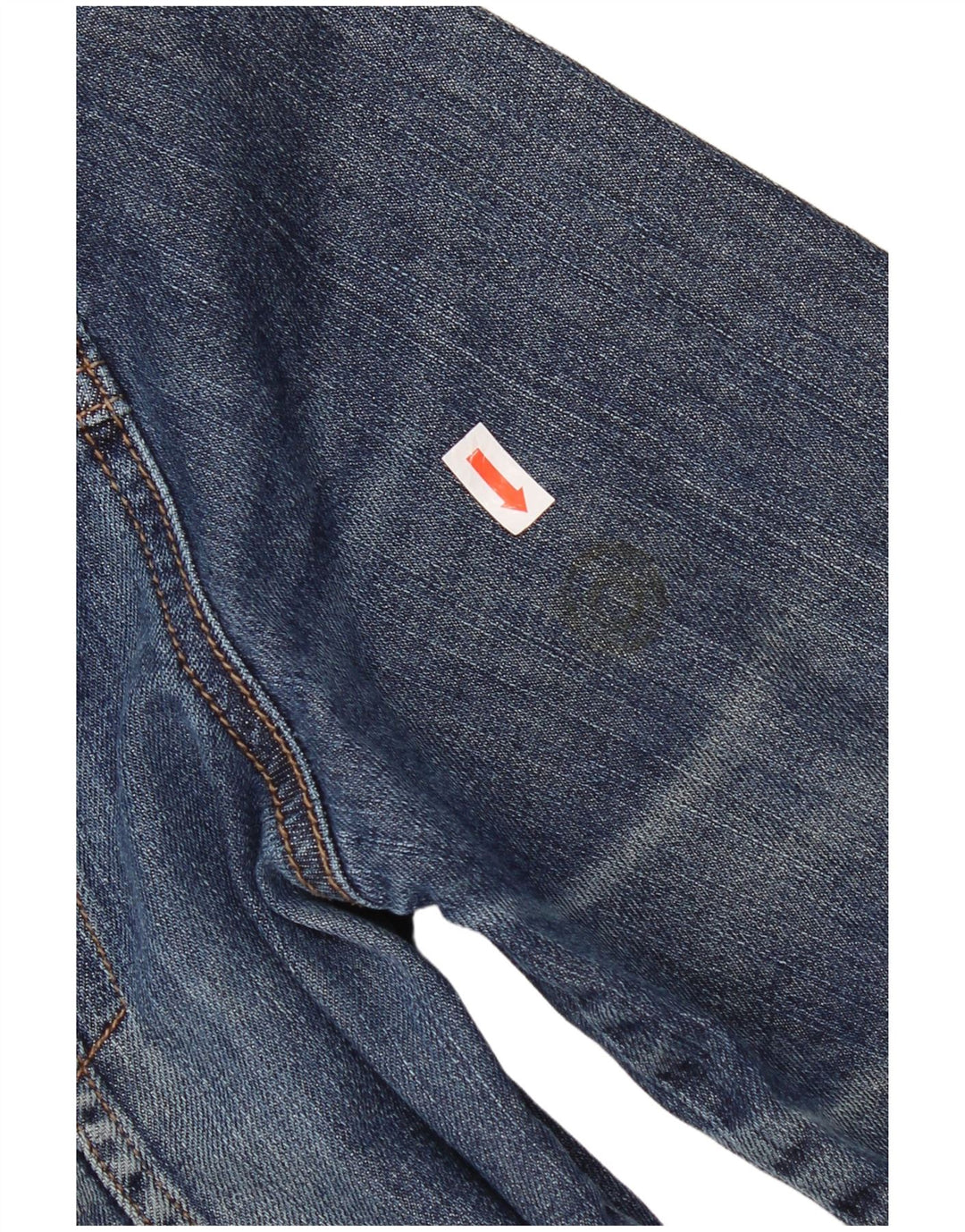 Eddie Bauer Womens Denim Jacket UK 14 Medium Blue Cotton