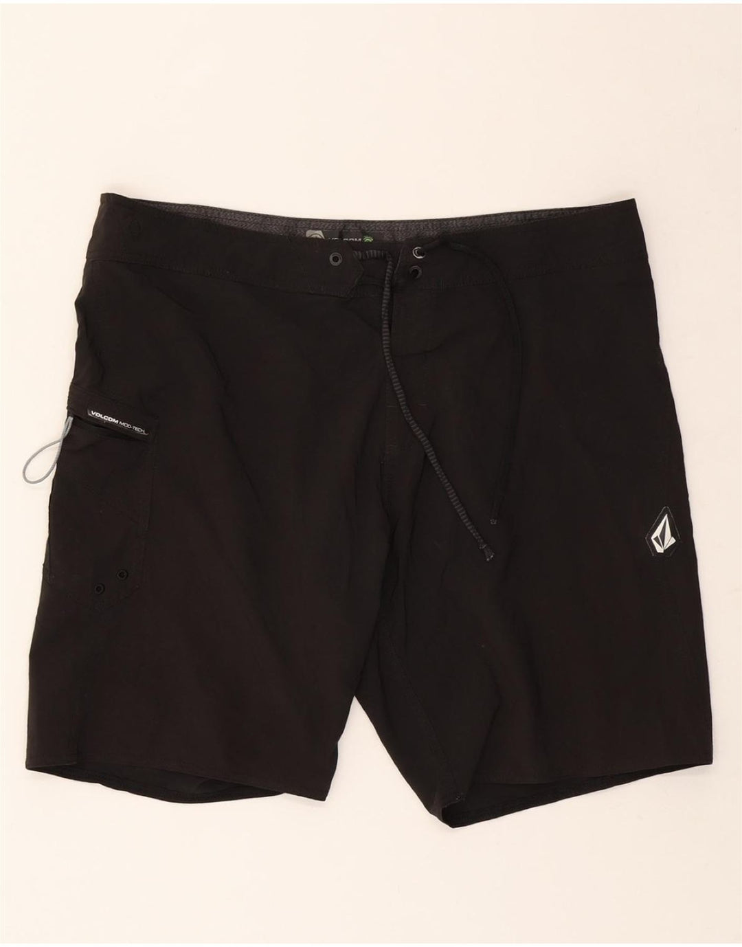 VOLCOM Mens Swimming Shorts XL  Black Vintage Volcom and Second-Hand Volcom from Messina Hembry 