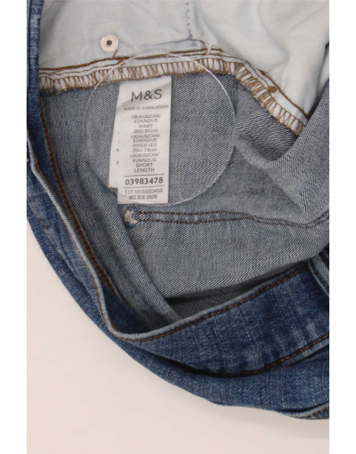 Marks & Spencer Mens Slim Jeans W36 L29 Blue Cotton
