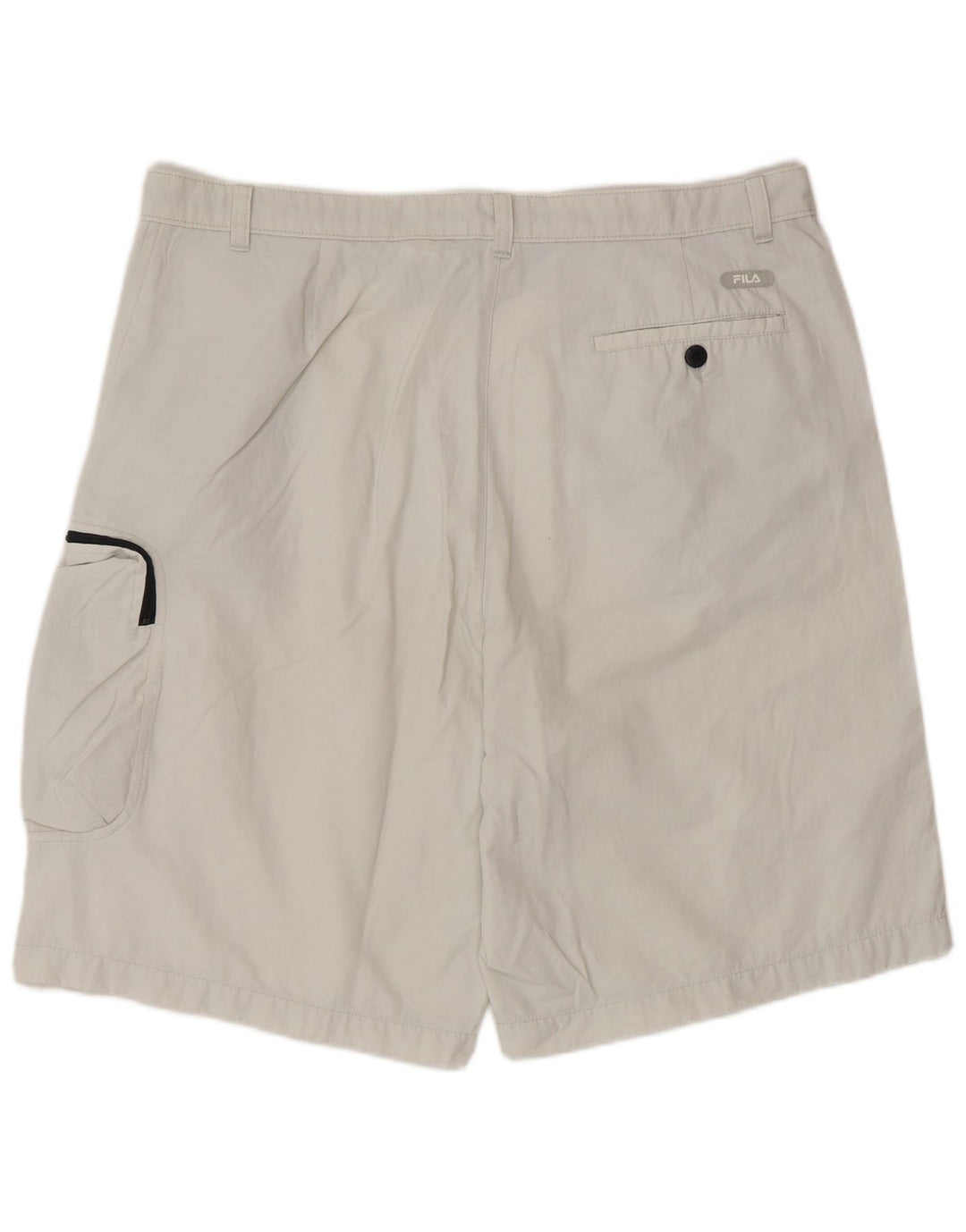 Fila Mens Cargo Shorts IT 54 2XL W38 White