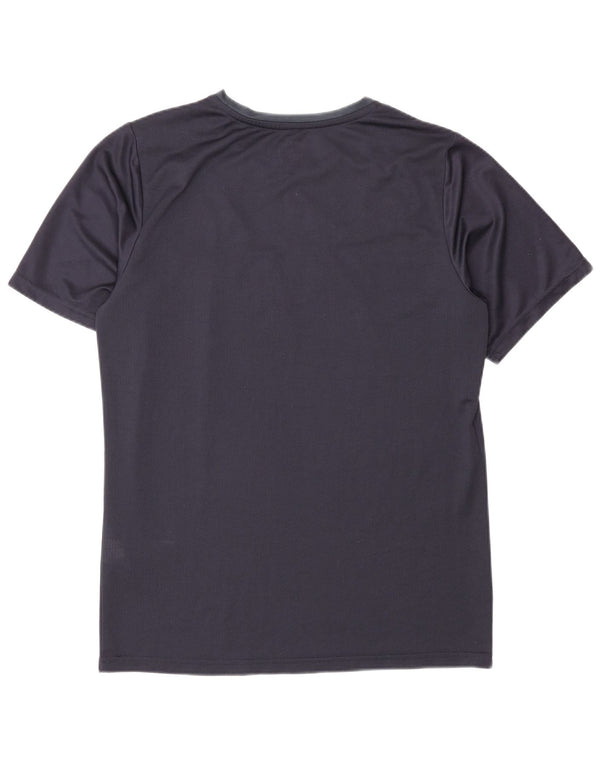 Puma Mens T-Shirt Top Large Navy Blue Colourblock