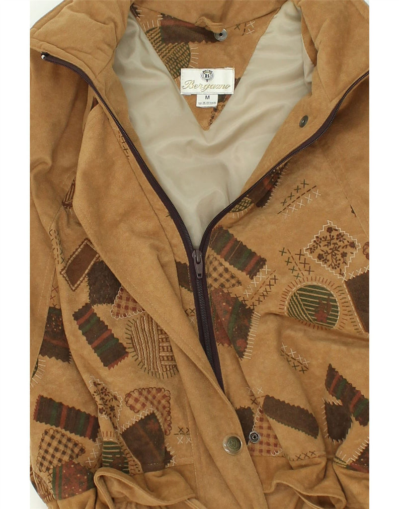 MASTERS BERGAMO Womens Windbreaker Jacket UK 12 Medium Brown | Vintage Masters Bergamo | Thrift | Second-Hand Masters Bergamo | Used Clothing | Messina Hembry 