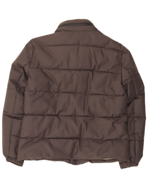 Armata Di Mare Mens Hooded Padded Jacket UK 40 Large Grey Polyester