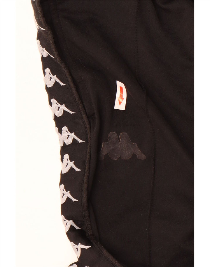 Kappa Mens Graphic Tracksuit Trousers XL  Black