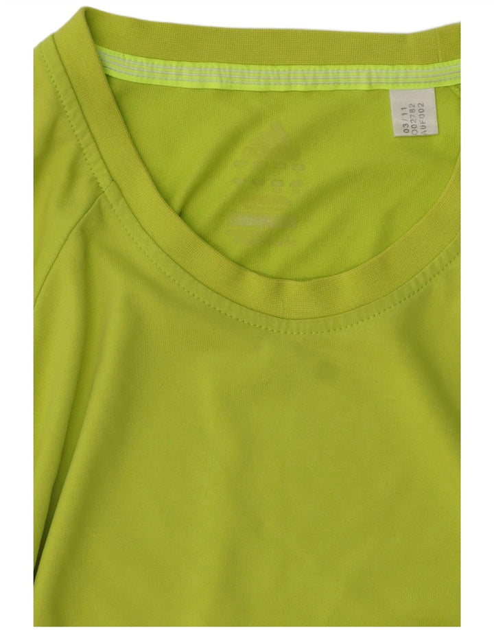 ADIDAS Mens Climalite T-Shirt Top Large Green