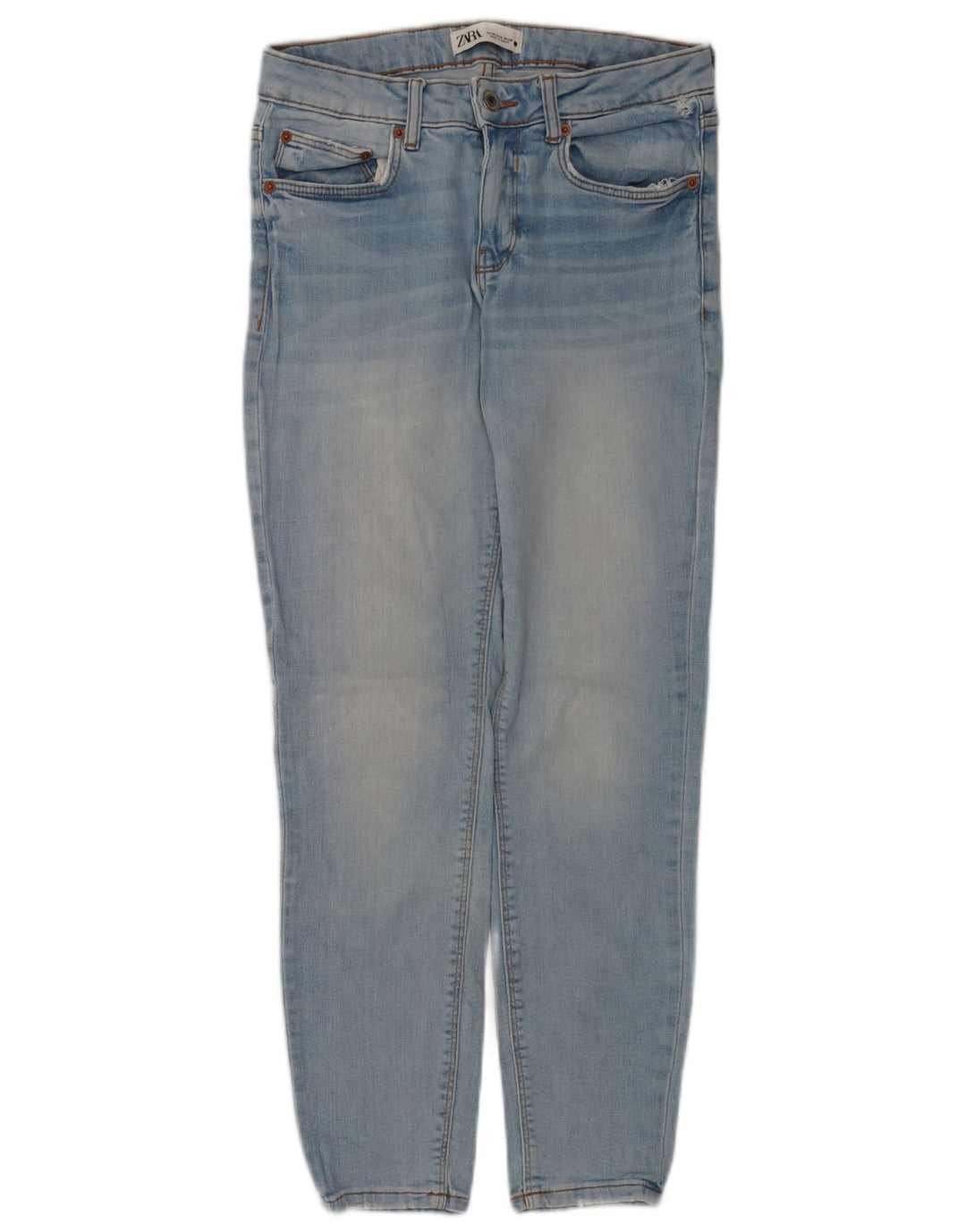 Zara Womens Slim Jeans EU 38 Small W28 L27 Blue Cotton