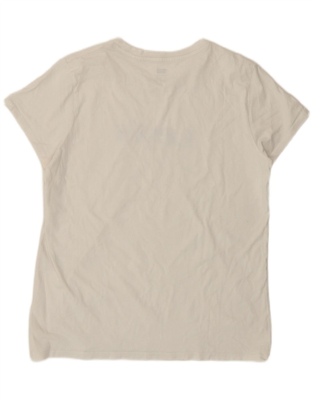 Levi's Womens Graphic T-Shirt Top UK 16 Large White