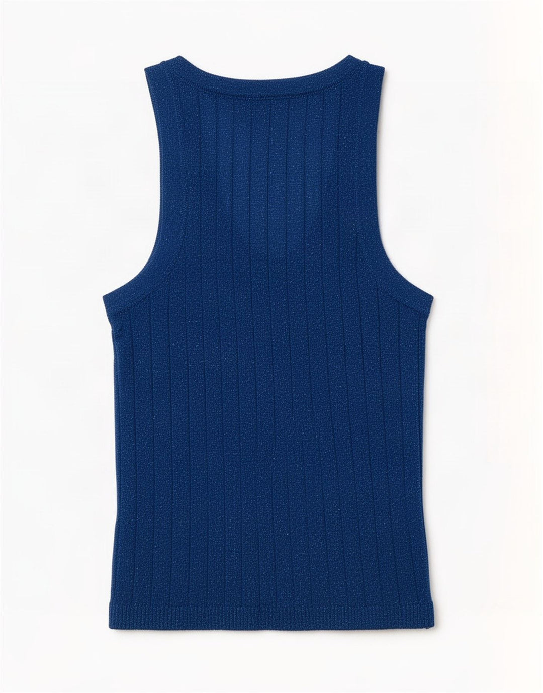 Zara Womens Vest Top UK 4 XS Blue Flecked Viscose