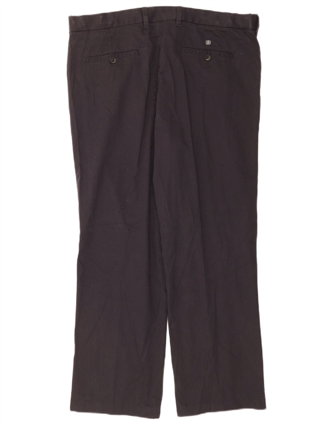 Marks & Spencer Mens Pegged Chino Trousers W38 L29 Navy Blue Cotton