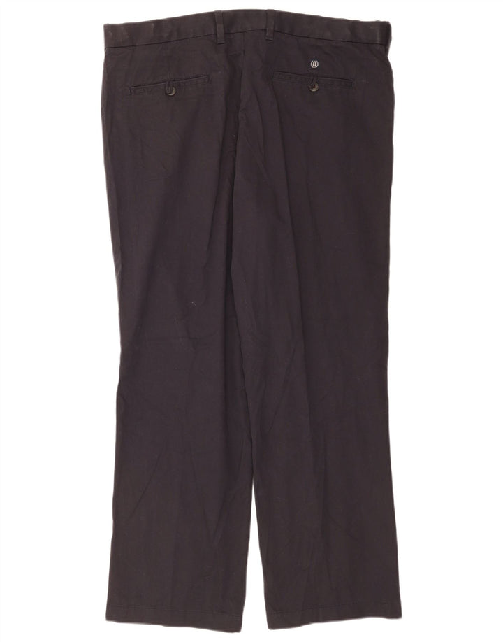 Marks & Spencer Mens Pegged Chino Trousers W38 L29 Navy Blue Cotton