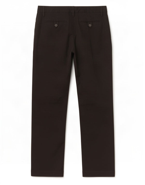Massimo Dutti Womens Straight Chino Trousers EU 38 Small W28 L29 Black