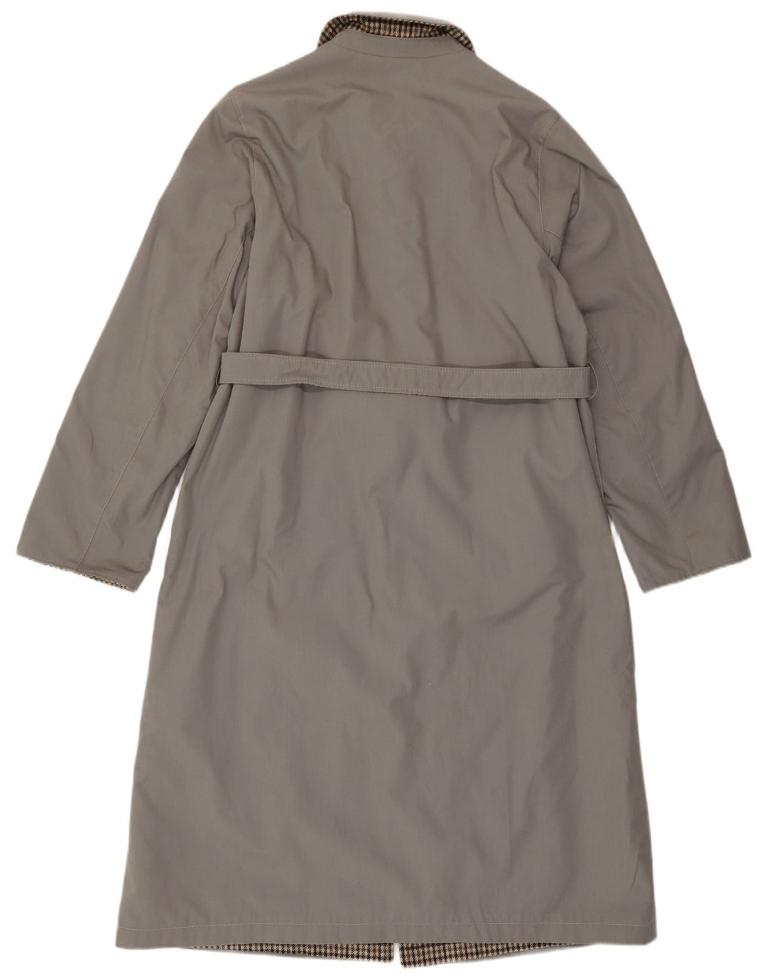 Vintage Womens Reversible Reversible Overcoat IT 46 Small Grey Check