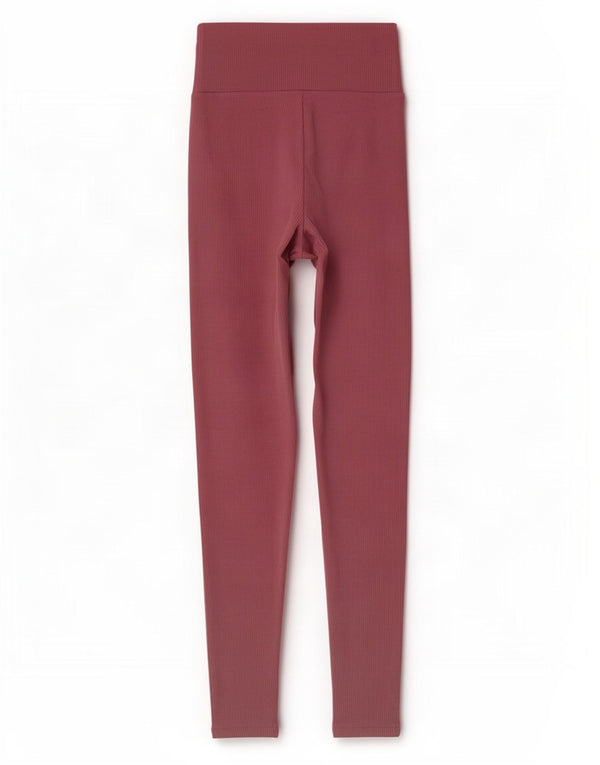 Adidas Womens Leggings UK 8/10 Small Pink Cotton