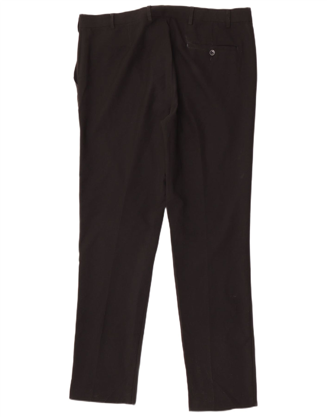 Marks & Spencer Mens Slim Chino Trousers W38 L33 Black Polyester