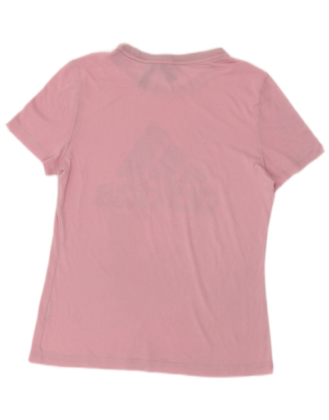 Adidas Womens Graphic T-Shirt Top UK 12 Medium Pink