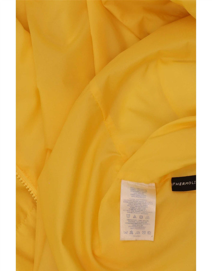 Lands End Mens Liner Padded Jacket IT 50/52 2XL Yellow Nylon