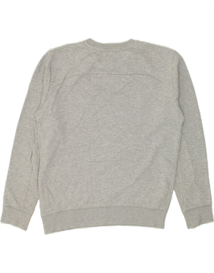 CALVIN KLEIN JEANS Womens Graphic Sweatshirt Jumper UK 10 Small Grey Vintage Calvin Klein Jeans and Second-Hand Calvin Klein Jeans from Messina Hembry 