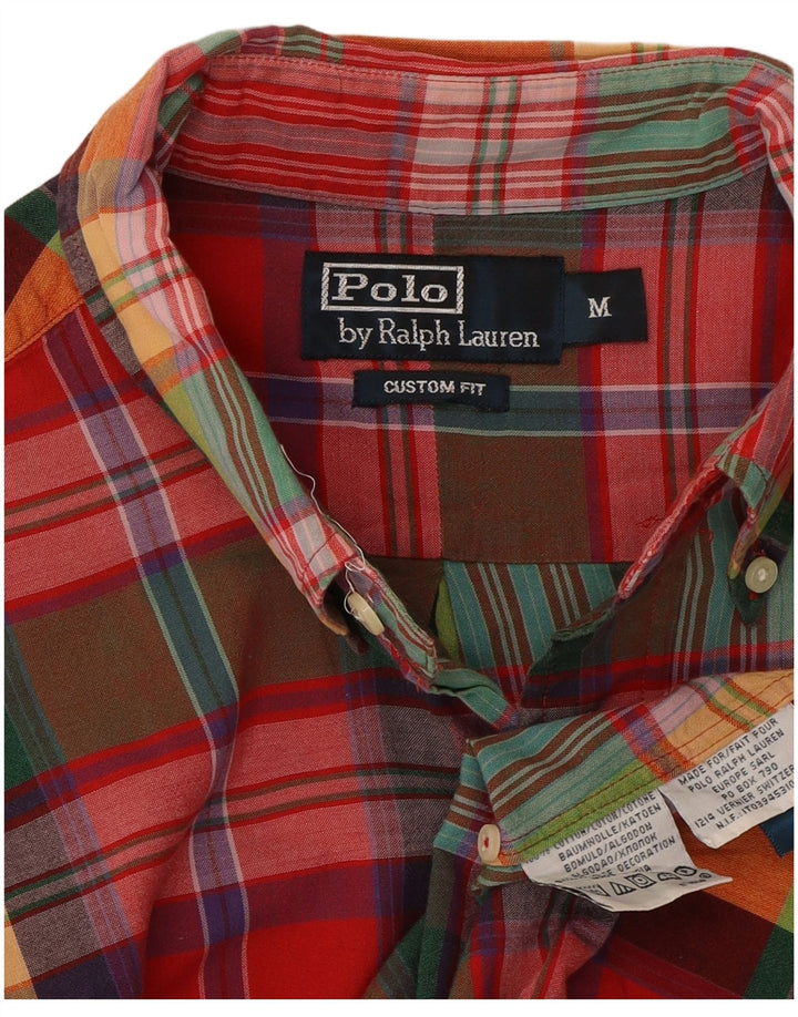 Polo Ralph Lauren Mens Custom Fit Shirt Medium Multicoloured Check Cotton