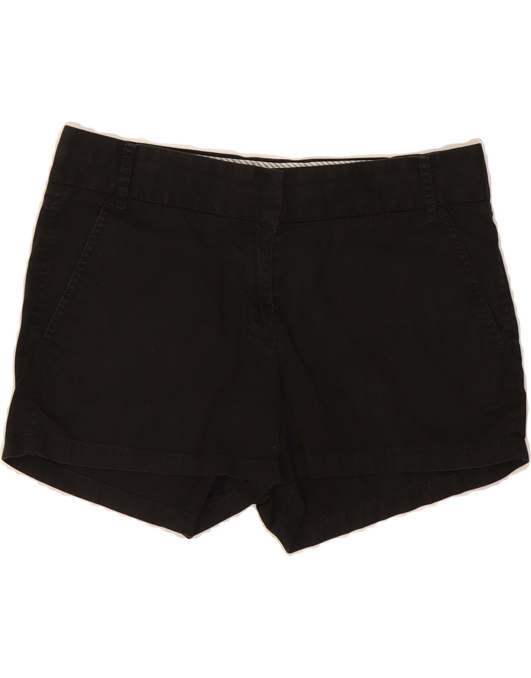J. CREW Womens Broken In Chino Shorts US 4 Small W30  Black Cotton Vintage J. Crew and Second-Hand J. Crew from Messina Hembry 