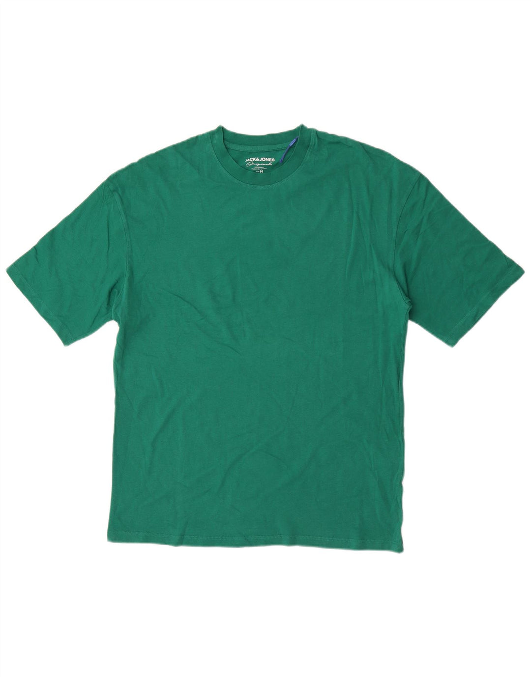 Jack & Jones Mens Regular T-Shirt Top Medium Green Cotton