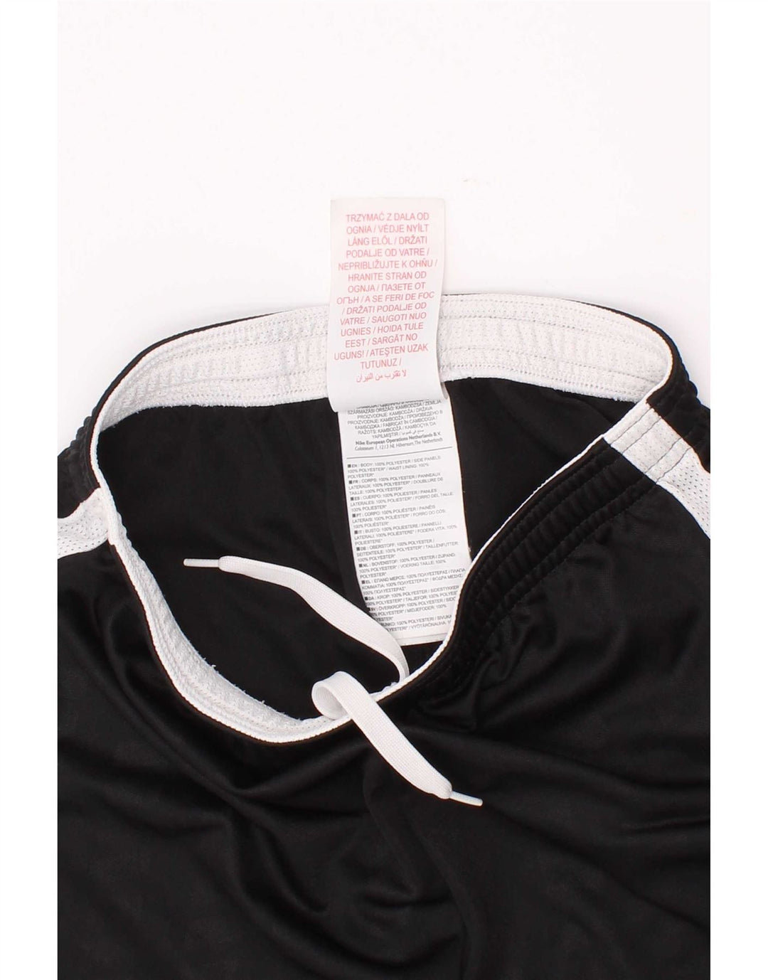 Nike Boys Dri Fit Sport Shorts 8-9 Years Small Black Colourblock Polyester