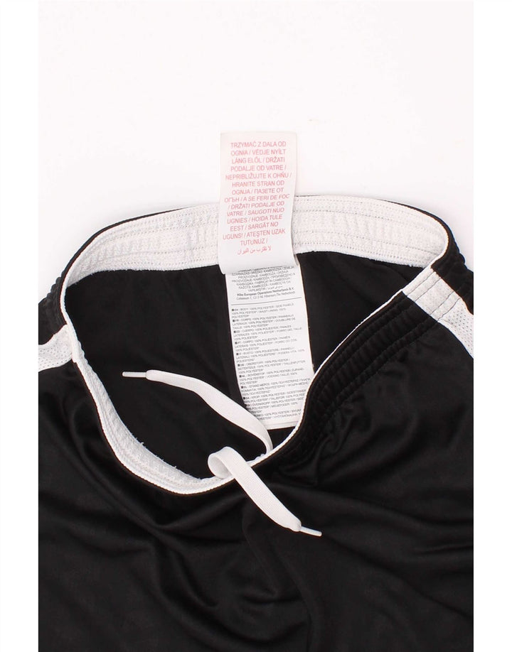 Nike Boys Dri Fit Sport Shorts 8-9 Years Small Black Colourblock Polyester