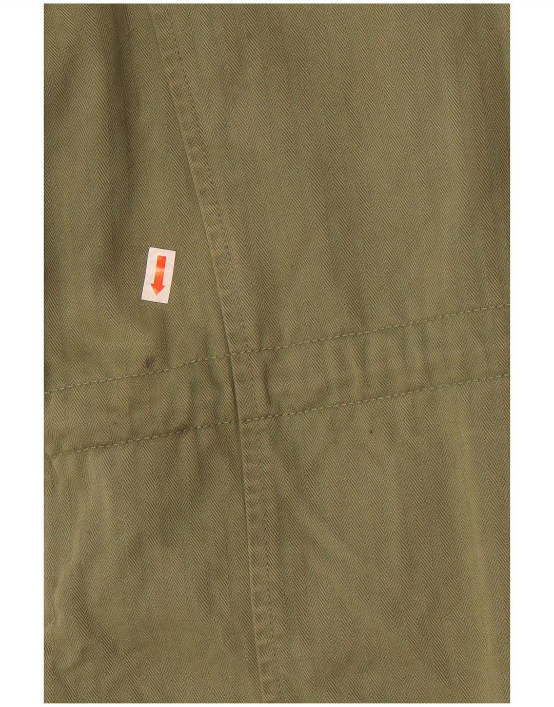 Superdry Womens Hooded Military Jacket UK 12 Medium Khaki Cotton