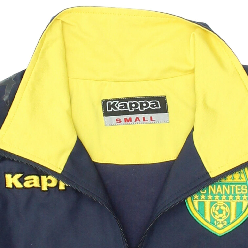 FC Nantes Kappa Mens Navy Training Jacket | Vintage Football Sportswear VTG | Vintage Messina Hembry | Thrift | Second-Hand Messina Hembry | Used Clothing | Messina Hembry 