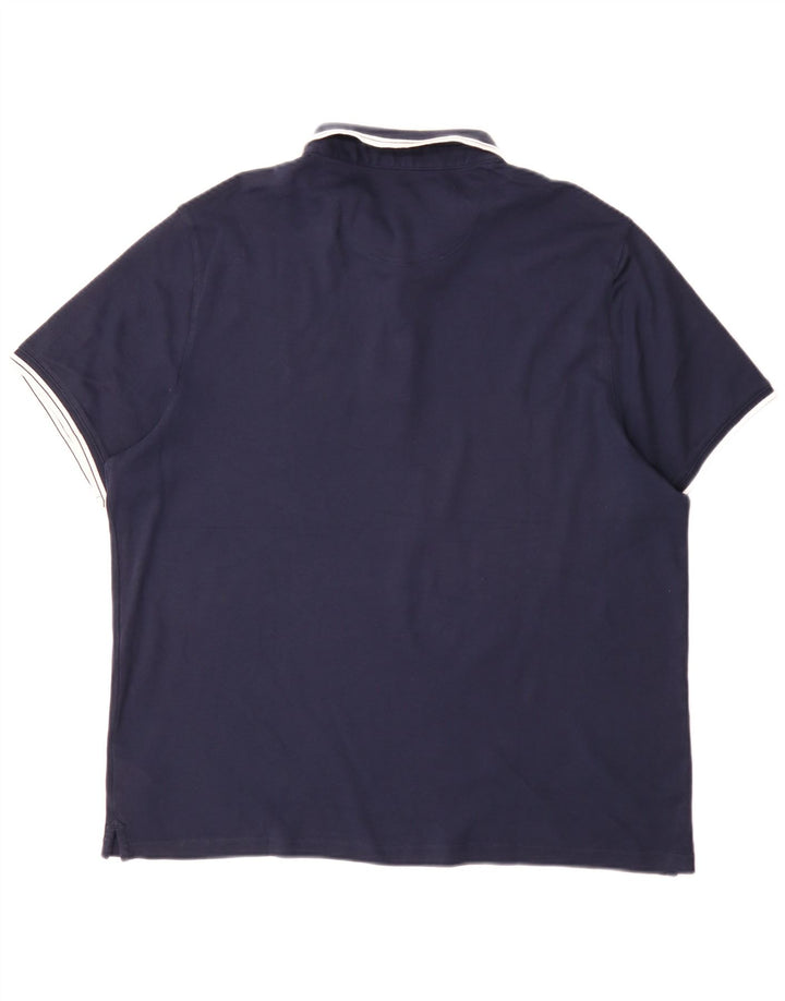 Michael Kors Mens Regular Polo Shirt XL Navy Blue Cotton