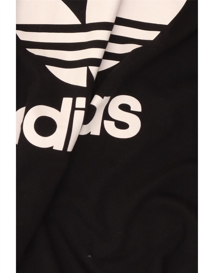 Adidas Mens Graphic T-Shirt Top Small Black Cotton