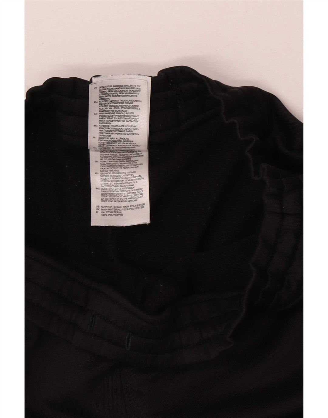 Adidas Womens Tracksuit Trousers UK 10 Small Black Polyester