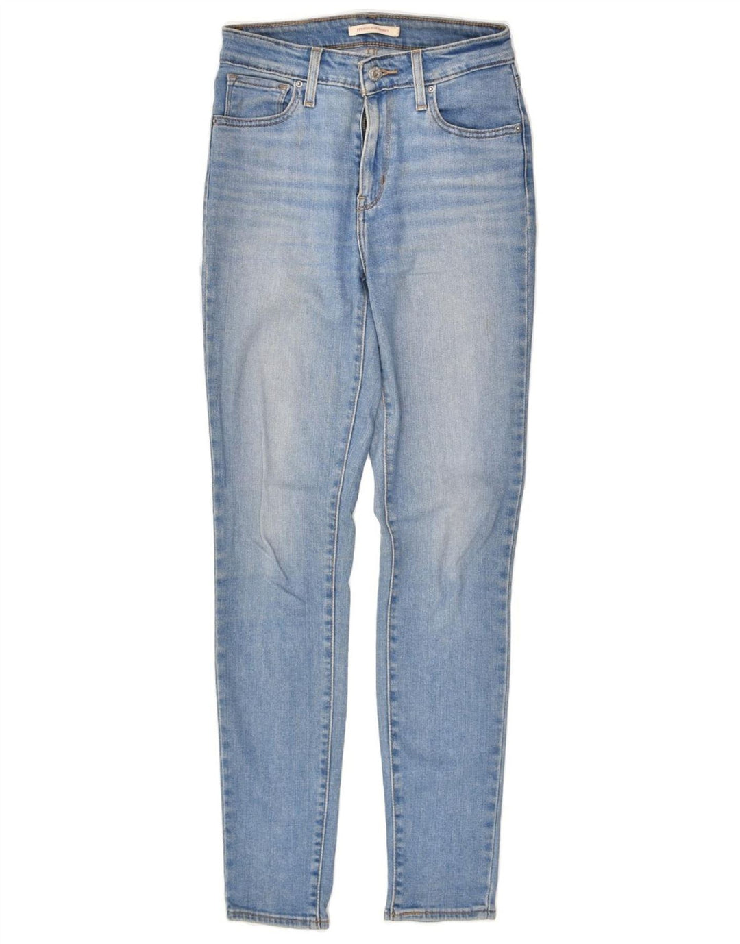 LEVI'S Womens 721 High Rise Skinny Jeans W26 L29 Blue Cotton | Vintage Levi's | Thrift | Second-Hand Levi's | Used Clothing | Messina Hembry 