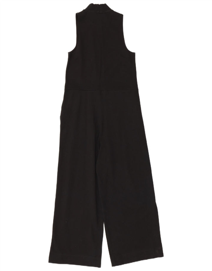 NIKE Womens Sleeveless Jumpsuit UK 6 XS Black Cotton